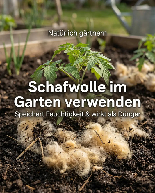 Schafwolle im Garten verwenden – natürlicher Dünger und effektiver Pflanzenschutz Gerberei Birke Fellshop