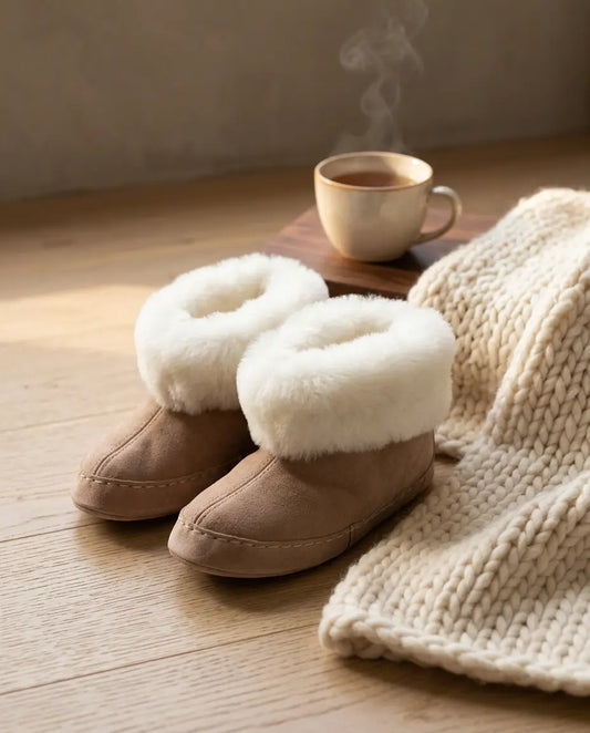 Warum Lammfell Hausschuhe die besten Hausschuhe sind Gerberei Birke Fellshop