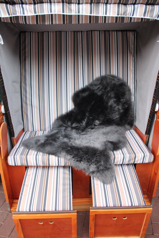 Lammfell Anthrazit (grau, schwarz)