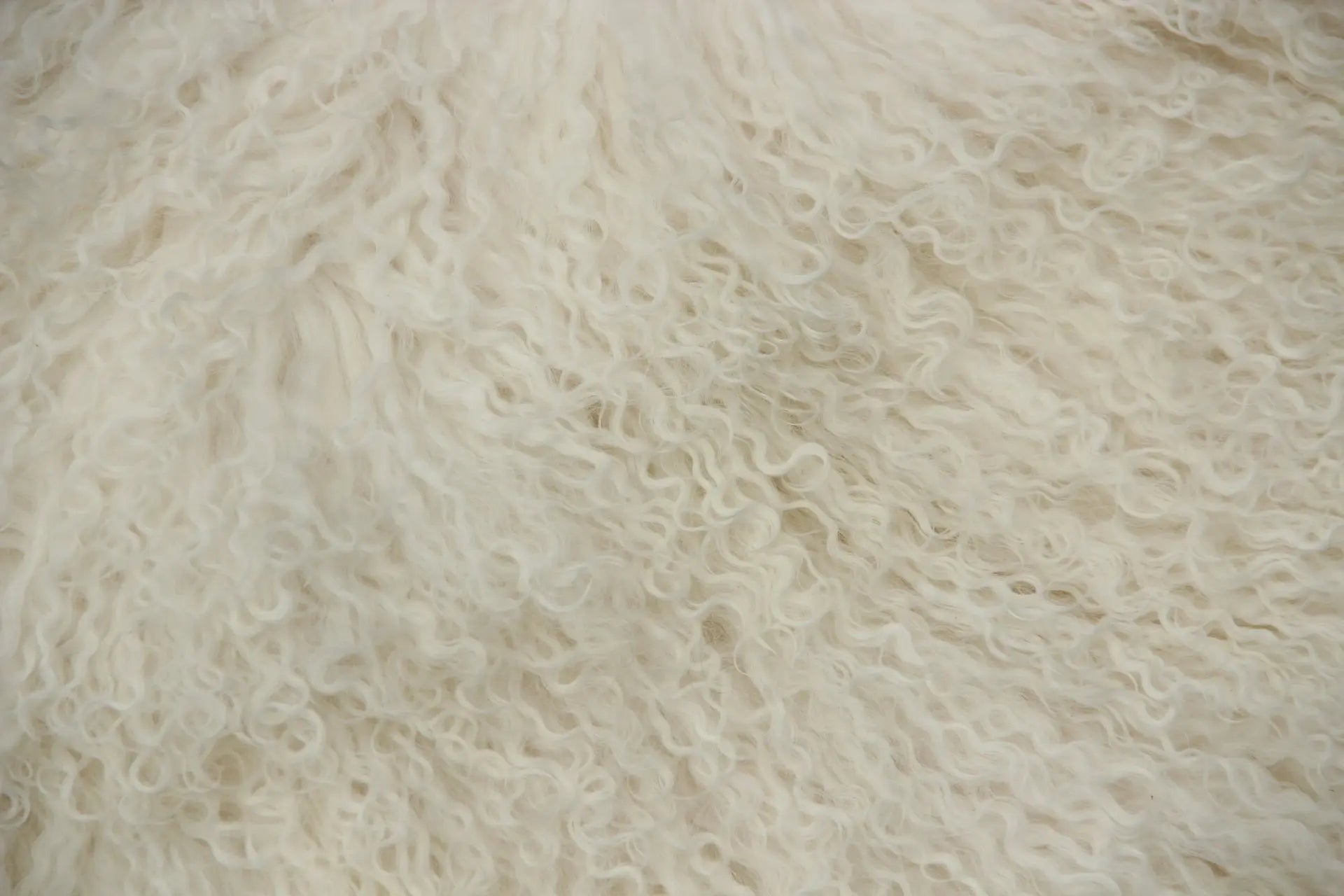 Tibet Schaffell wie Gotland weiß natur