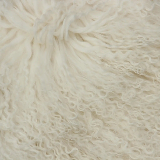 Tibet Schaffell wie Gotland weiß natur