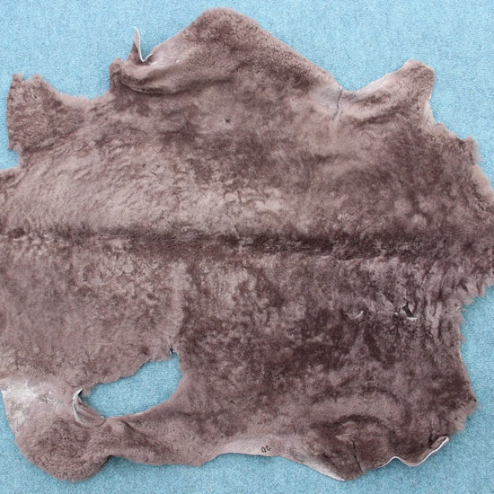 Sonderposten Mit Fehler Lammfell Braun Grau