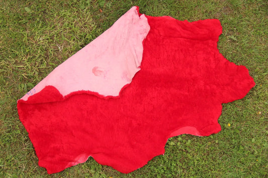 Sonderposten Lammfell Rot