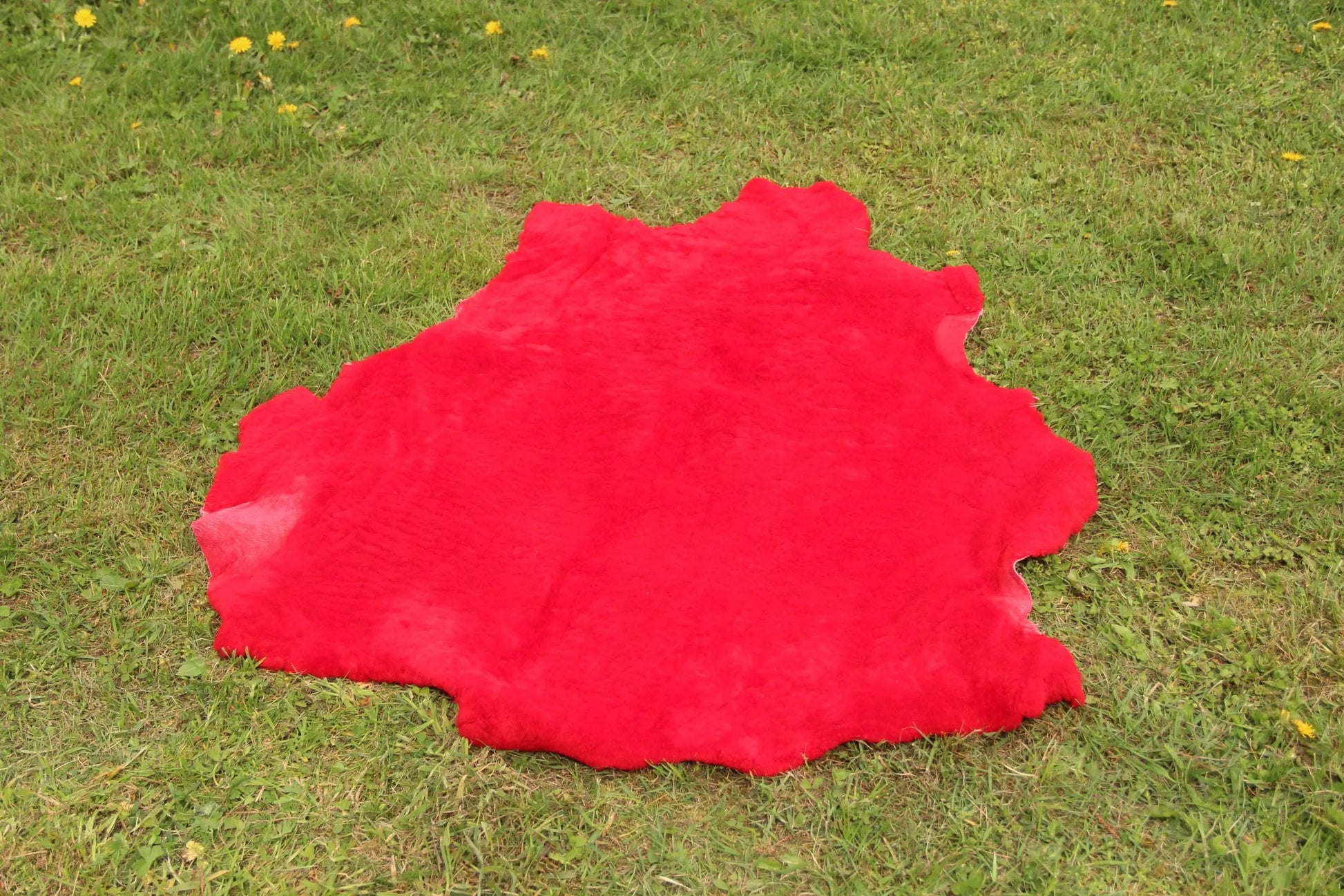 Sonderposten Lammfell Rot