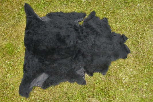 Sonderposten Lammfell Schwarz Nappalan