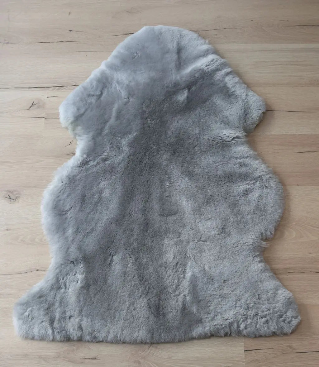 Lammfell XXL Silber (grau, geschoren)