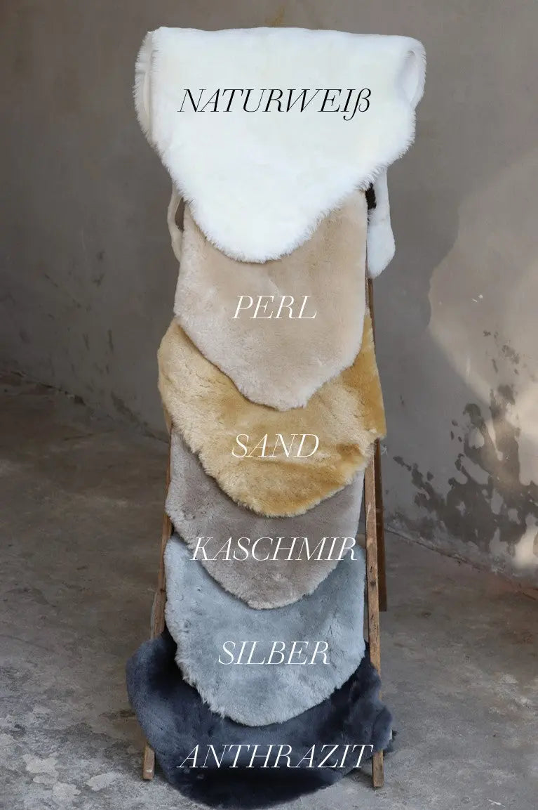 Lammfell XXL Silber (grau, geschoren)