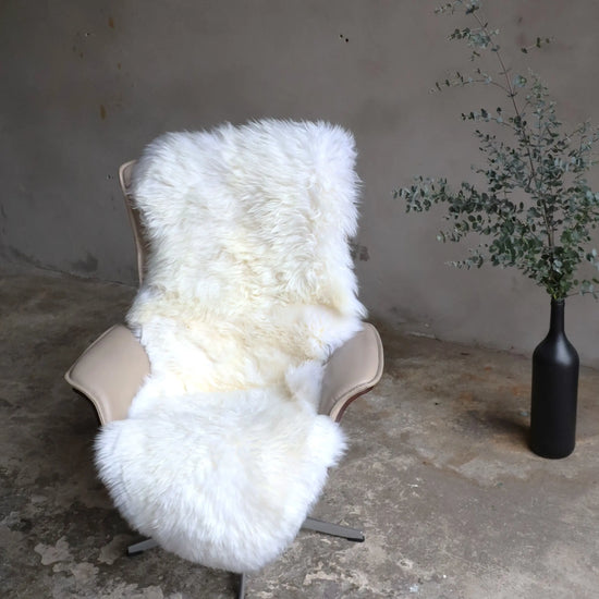 2er Lammfell naturweiß