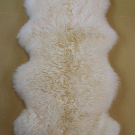 2er Lammfell naturweiß