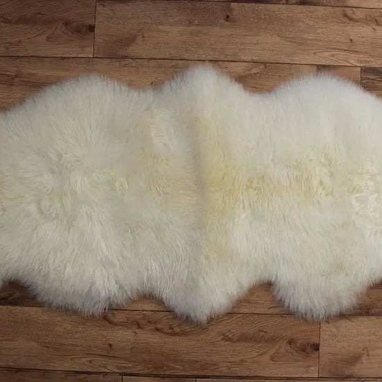 2er Lammfell naturweiß