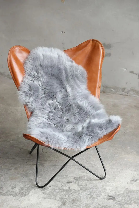 Lammfell Silber (Grau)