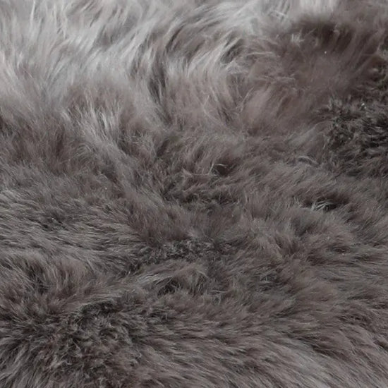 Lammfell Sitzauflage Eckig Stone