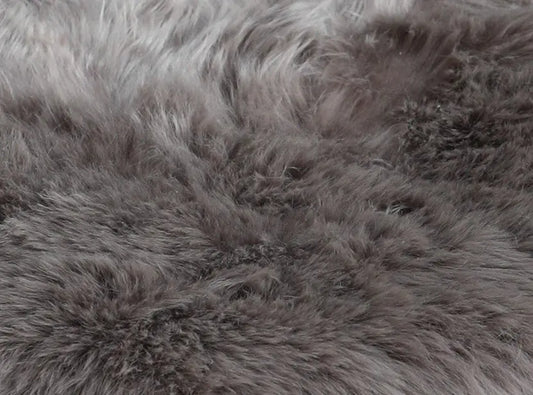 Lammfell Sitzauflage Eckig Stone