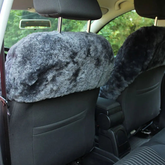 Premium Autofell für Autositze mit Airbag im Sitz (Anthrazit)