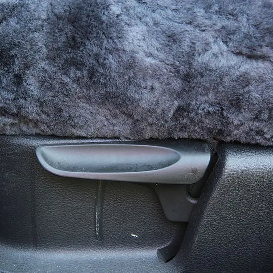 Premium Autofell für Autositze mit Airbag im Sitz (Anthrazit)