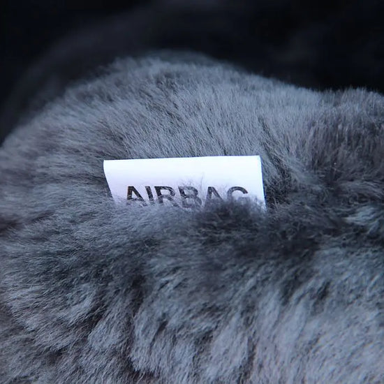 Premium Autofell für Autositze mit Airbag im Sitz (Anthrazit)