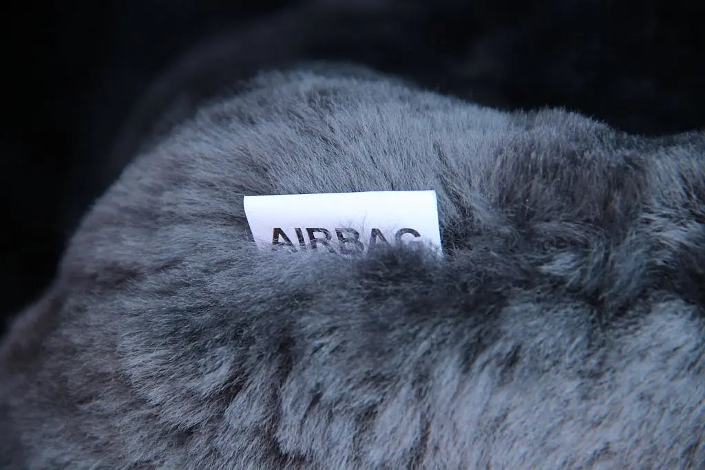 Premium Autofell für Autositze mit Airbag im Sitz (Anthrazit)