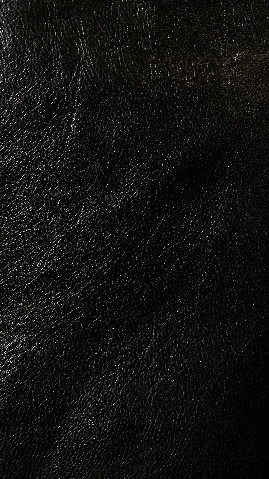 Ziegenleder Nappa schwarz