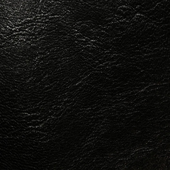 Ziegenleder Nappa schwarz