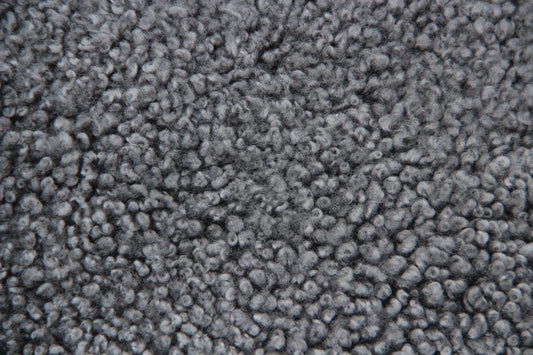 Lammfell Curly - Grau - (geschoren gelockt)