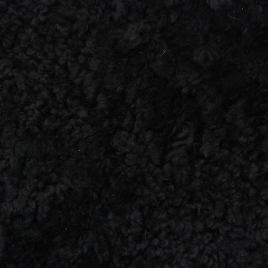 2er Lammfell Curly - Schwarz - (geschoren gelockt)