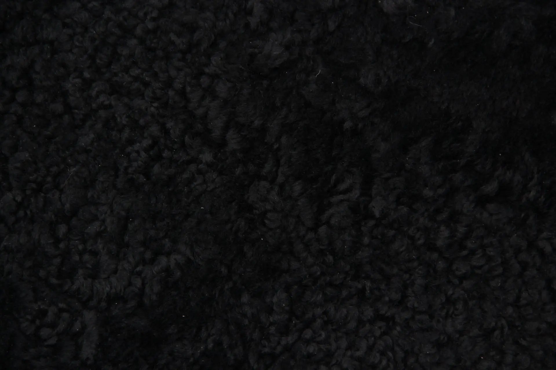 2er Lammfell Curly - Schwarz - (geschoren gelockt)