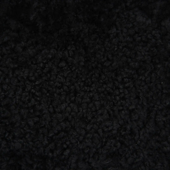 2er Lammfell Curly - Schwarz - (geschoren gelockt)