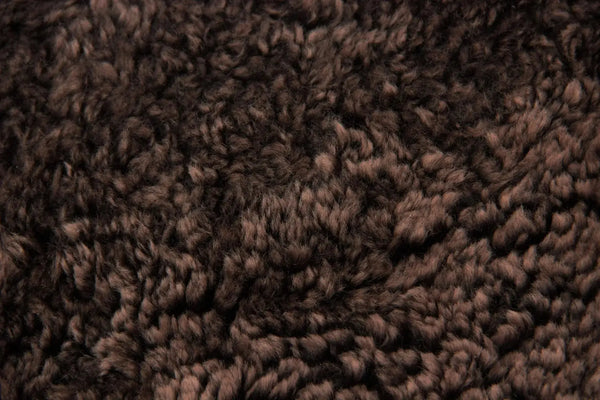 Lammfell Curly Mocca 95-100 cm - Geschoren & Gelockt