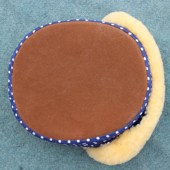 Lammfell Fußsack Fußwärmer (Schwarz, Rot oder Blau)