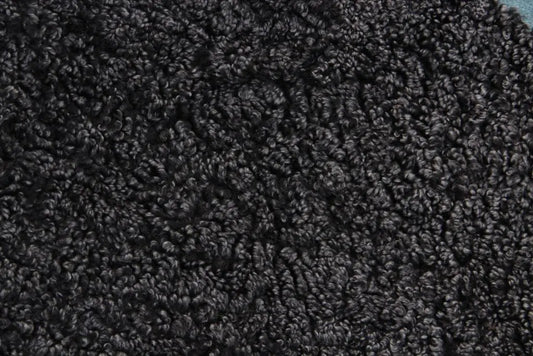 Lammfell Curly - Graphit - (geschoren gelockt grau schwarz)