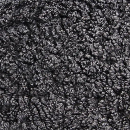 Lammfell Curly - Graphit - (geschoren gelockt grau schwarz)