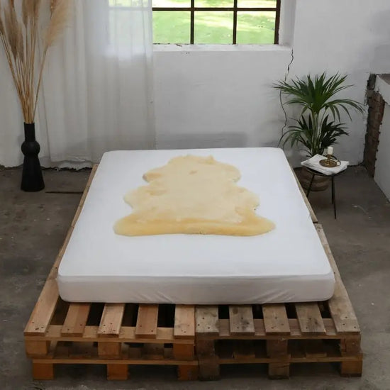 Lammfell Medizinisch gegerbt Bettfell XXL waschbar