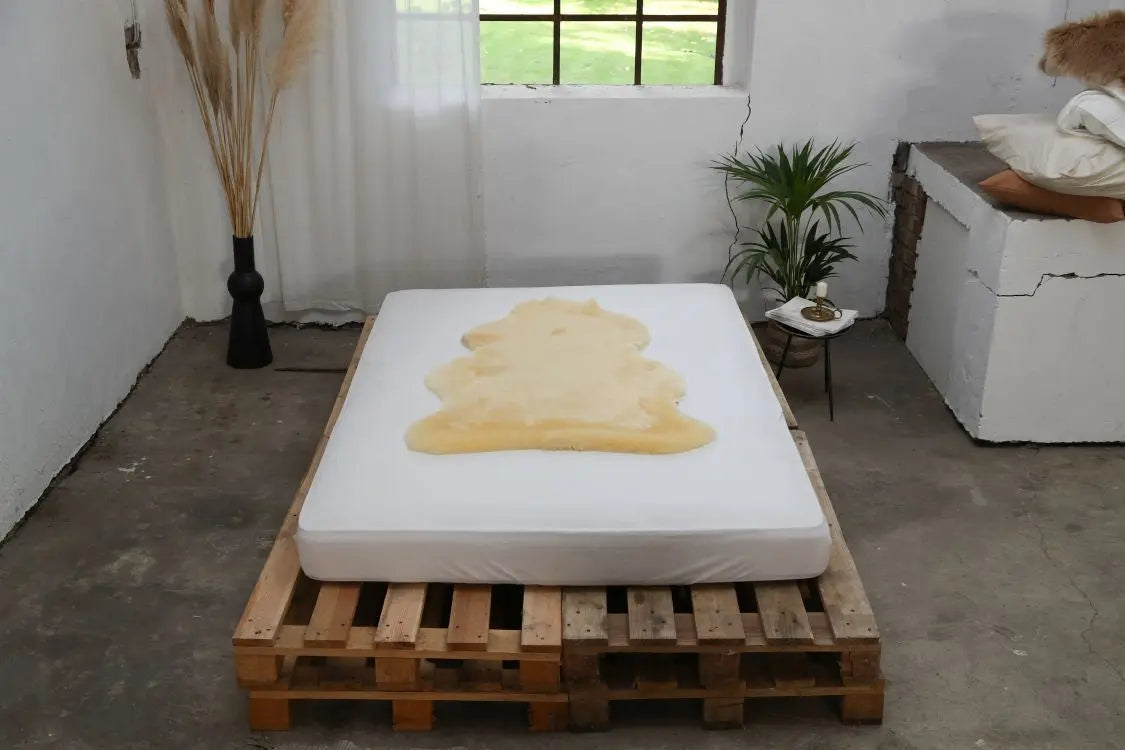 Lammfell Medizinisch gegerbt Bettfell XXL waschbar