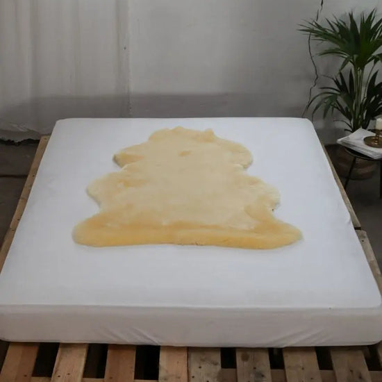 Lammfell Medizinisch gegerbt Bettfell XXL waschbar