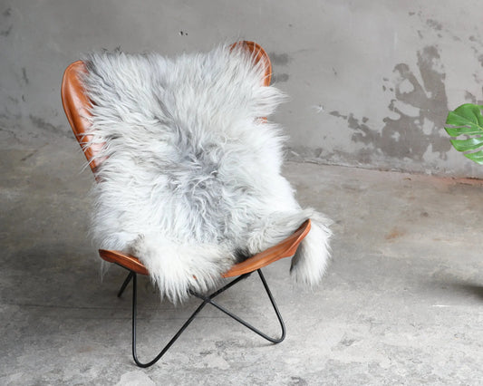 Heidschnucke grau  Gerberei Birke Fellshop