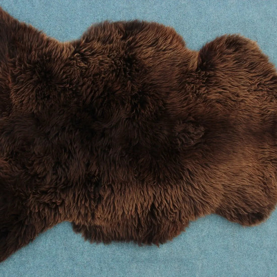 Lammfell Braun (Naturfarben)