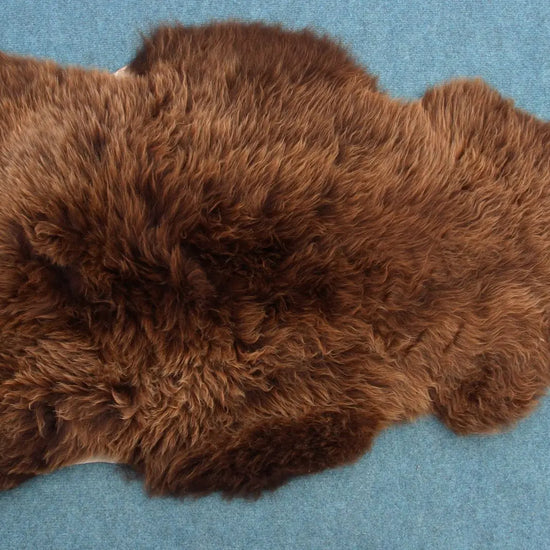 Lammfell Braun (Naturfarben)