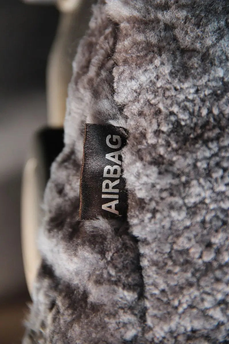 Premium Autofell für Autositze mit Airbag im Sitz (Silber)