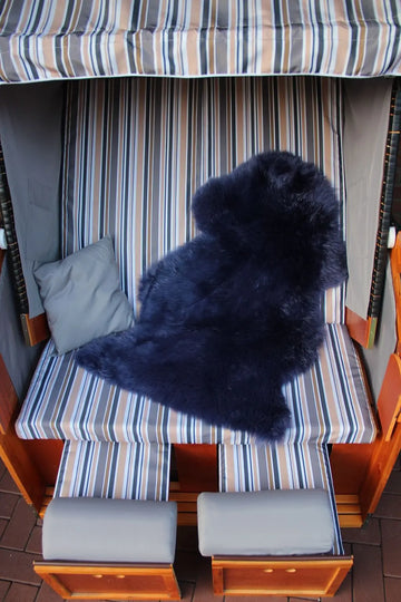 Lammfell Milka (Lila Blau)