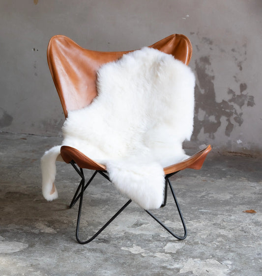 Lammfell (naturweiß) ökologische Gerbung