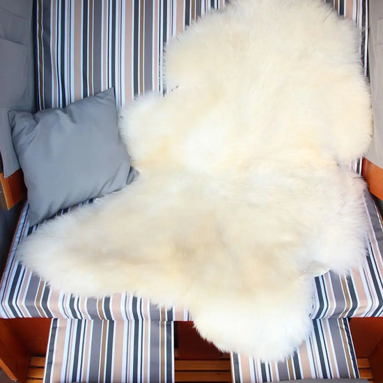 Lammfell (naturweiß) ökologische Gerbung