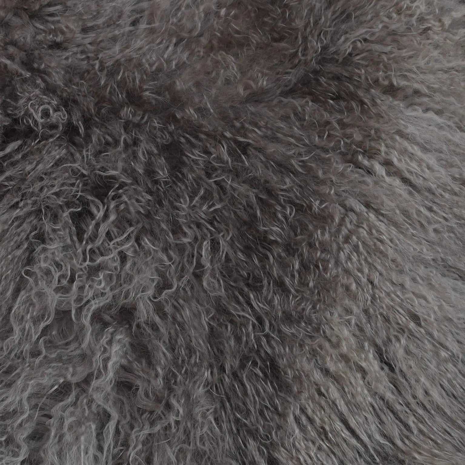 Tibet Lammfellkissen Stone