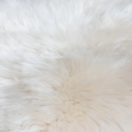 Lammfell Sitzauflage Eckig Perl