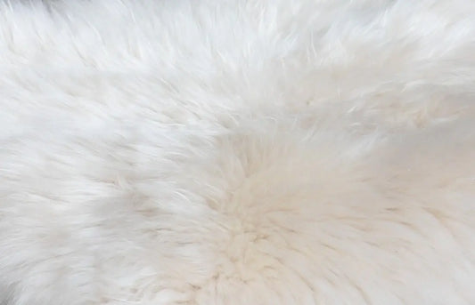 Lammfell Sitzauflage Eckig Perl