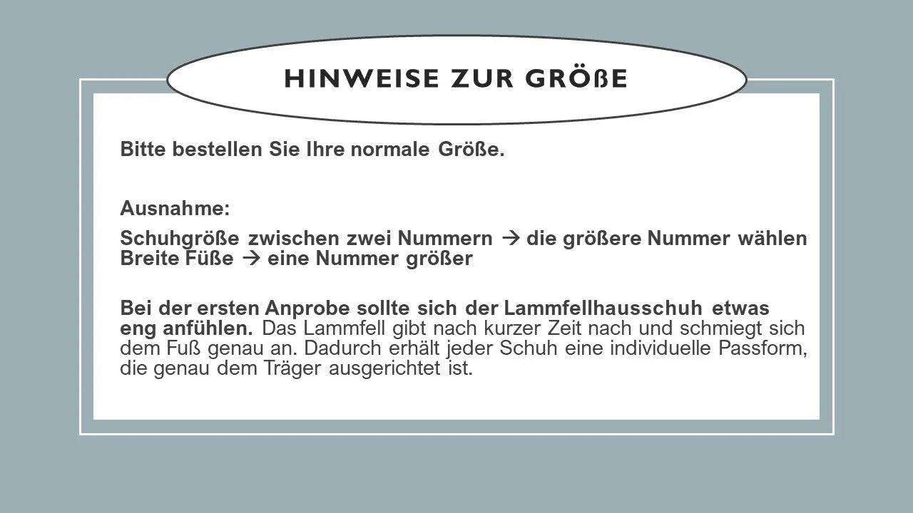 Lammfell Hausschuh - Kim