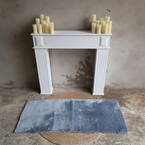 Lammfell Tafel / Teppich (Beige, Silber oder Anthrazit geschoren)