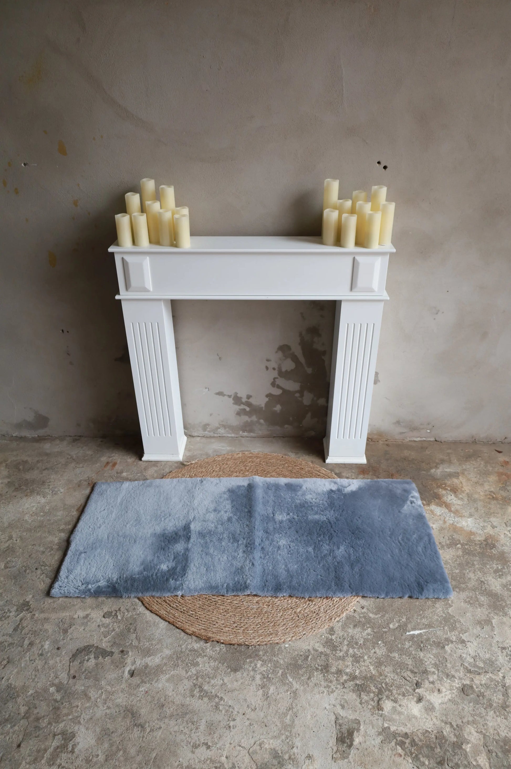 Lammfell Tafel / Teppich (Beige, Silber oder Anthrazit geschoren)