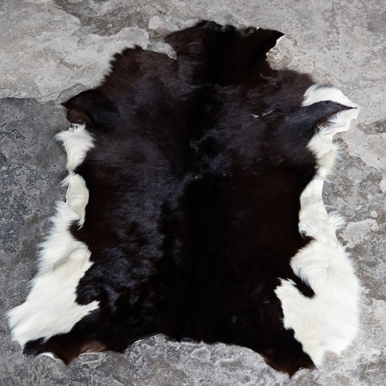Kalbfell Schwarz Weiß