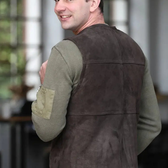 Lammfellweste - Bruno - braun