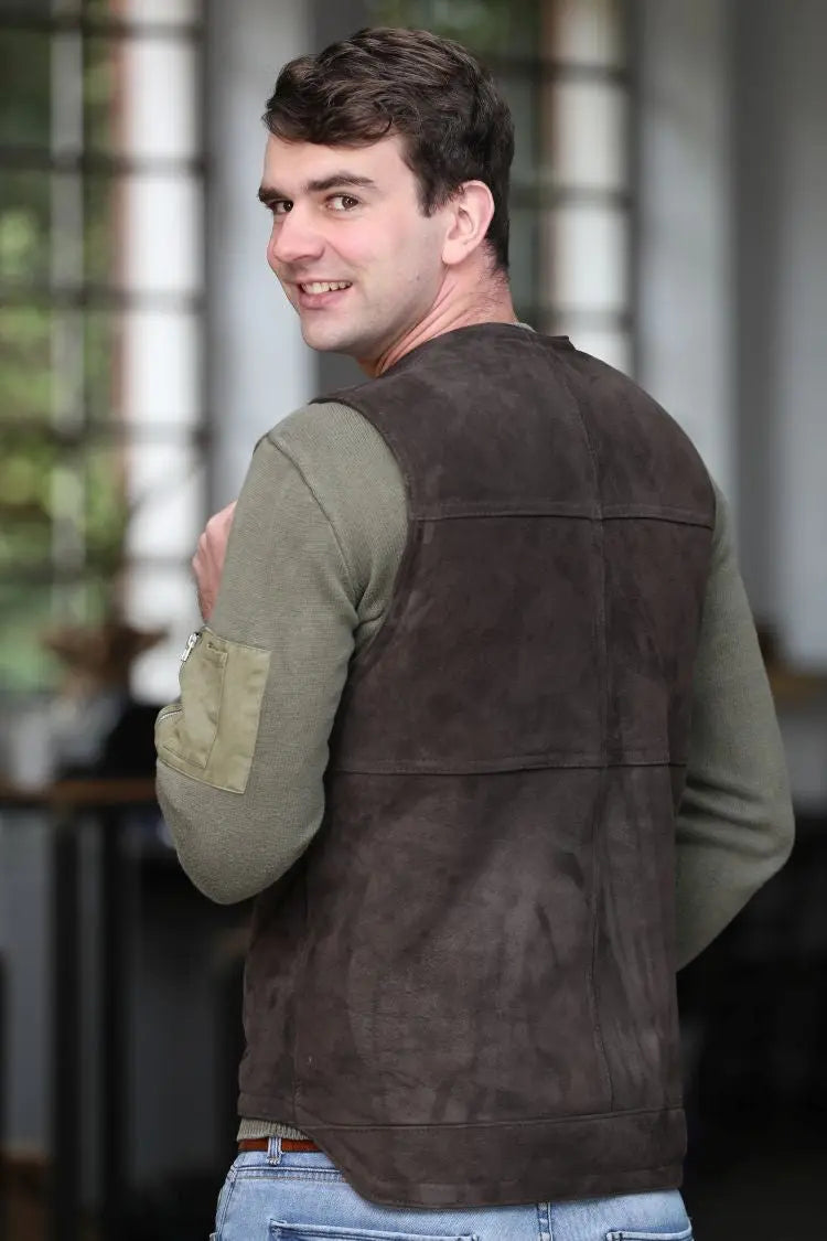 Lammfellweste - Bruno - braun